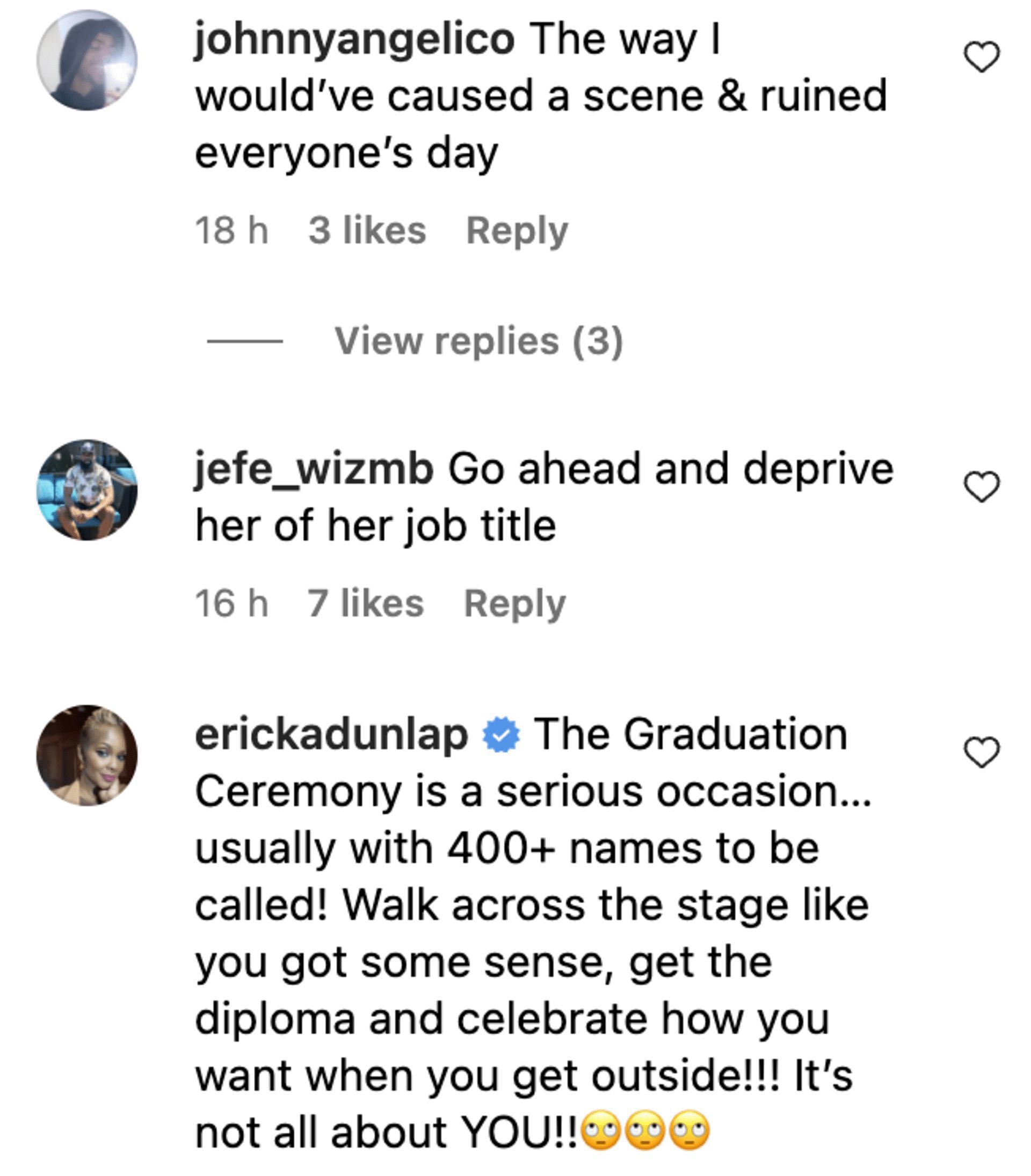 Social media users were left outraged after the Principal of a girl&#039;s school denied the students their degrees during the graduation ceremony. (Image via Instagram)