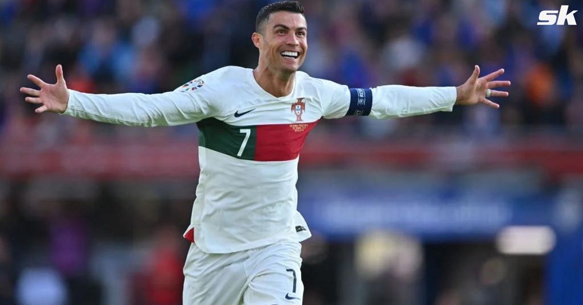 Cristiano Ronaldo was protected by Ruben Dias.