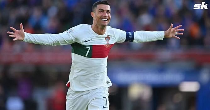“The new bodyguard of Cristiano Ronaldo” – Fan footage of Portugal star protecting Ronaldo from pitch invader during Iceland game goes viral