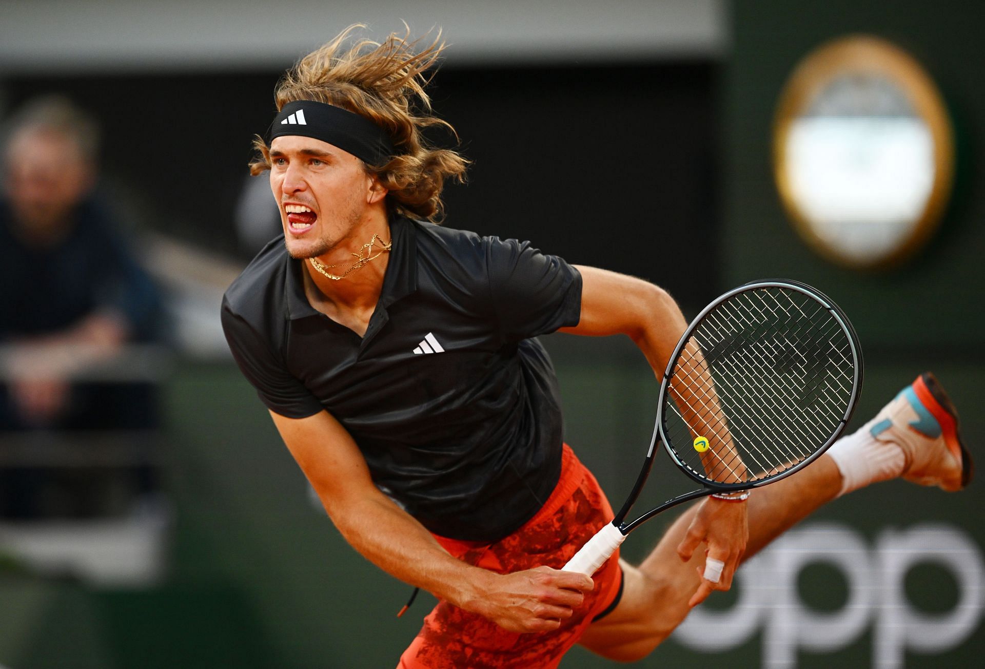 Alexander Zverev at the 2023 French Open