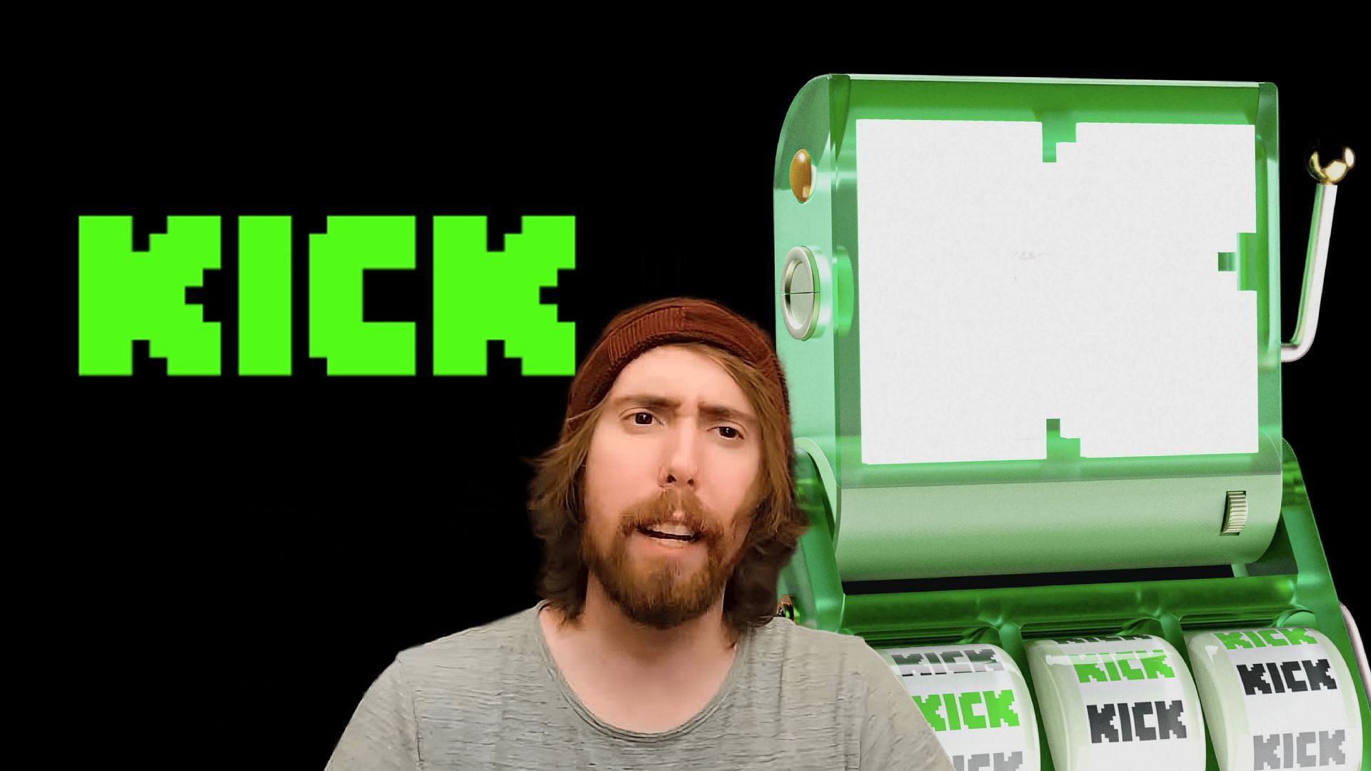 Asmongold called a hypocrite for supporting Kick but being against gambling (Image via Kick)