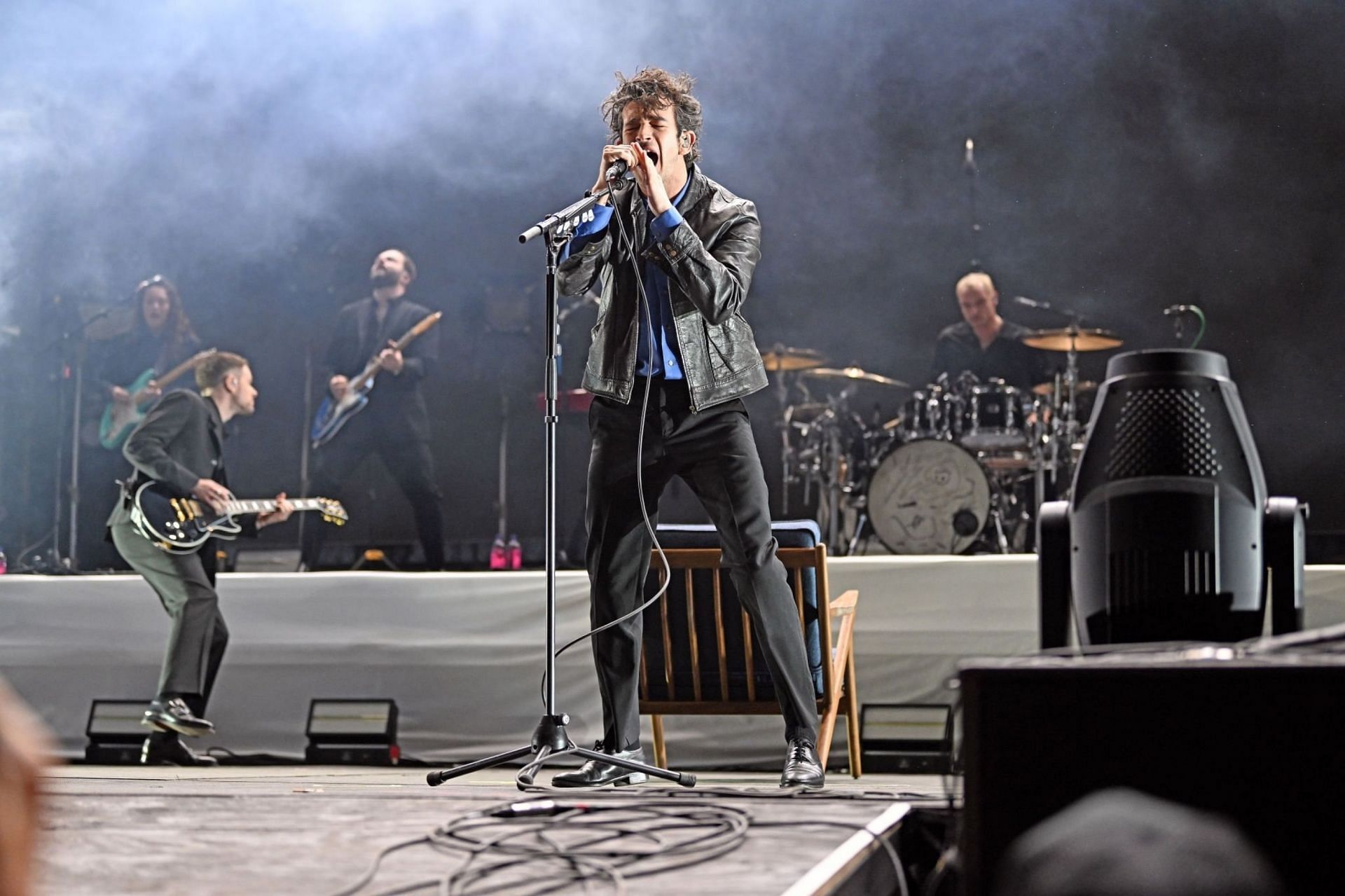 The 1975 at the Audacy Beach Festival on December 04, 2022 in Fort Lauderdale, Florida (Image via Getty Images)