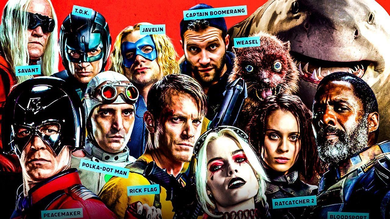 The Suicide Squad roster (Image via DC)