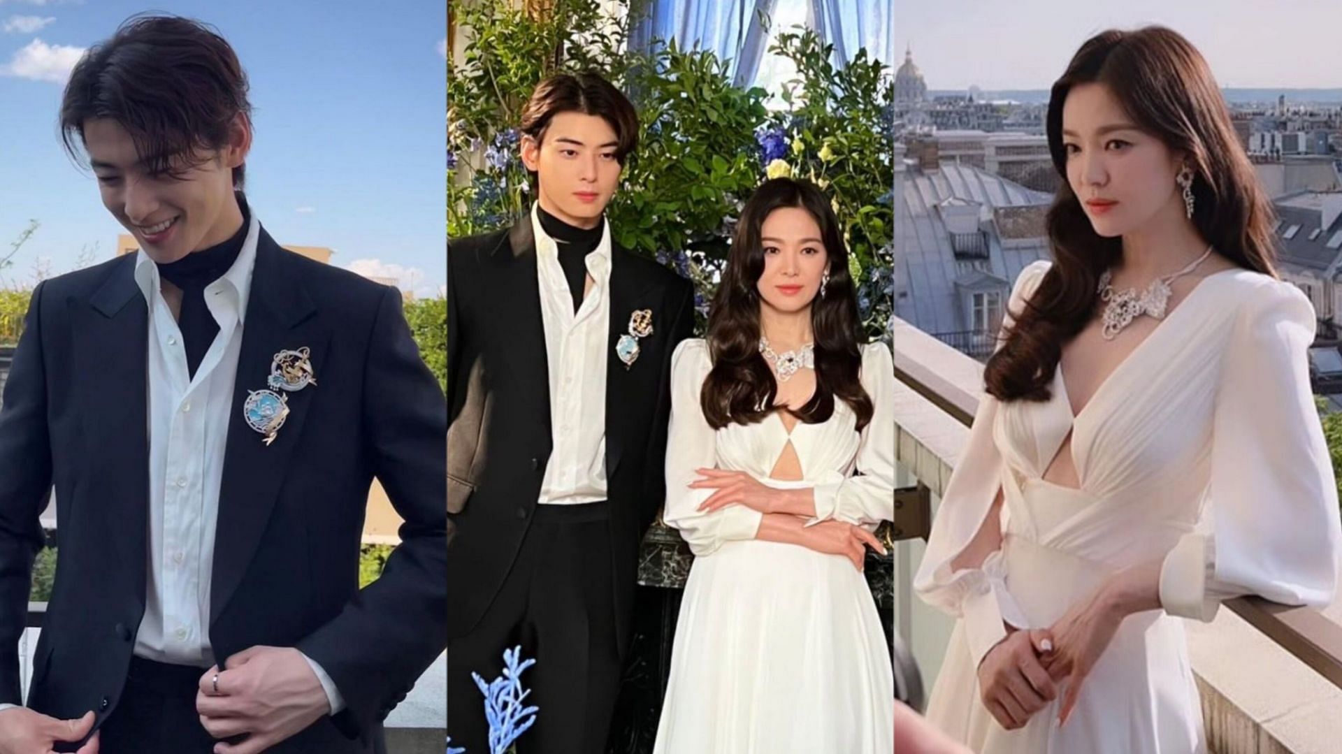 Prince and Princess of Korea: Cha Eun-woo and Song Hye-kyo stun fans with  their appearance at the Chaumet Event