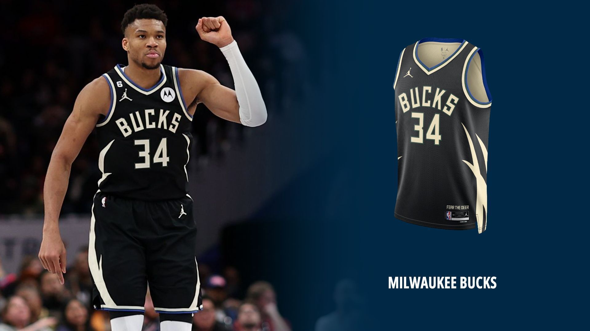 Bucks show off new 'Fear The Deer' uniforms ahead of 2022-23