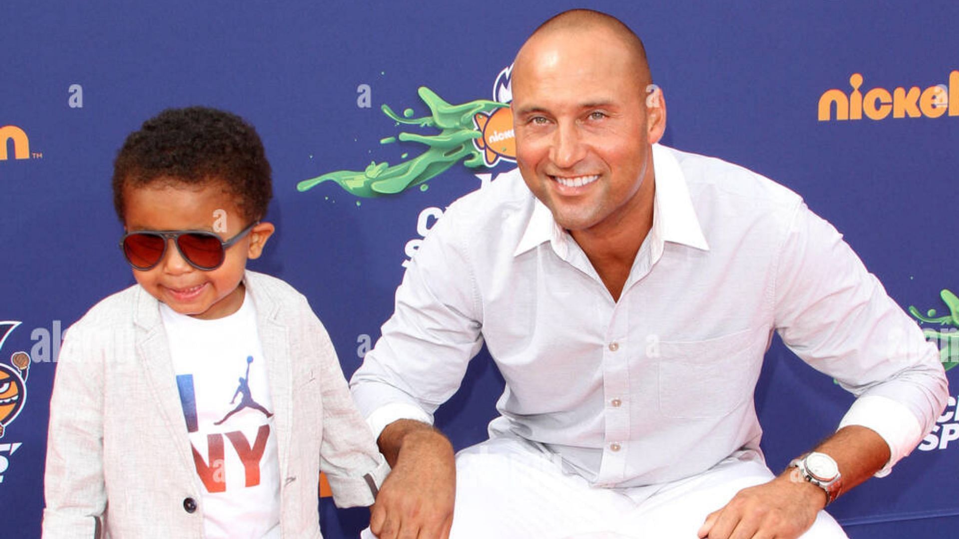 Derek jeter: Derek Jeter's sister Sharlee Jeter beams as son jumps on first  pitch swing, reminiscent of famous uncle: “I wonder where he got that from…”