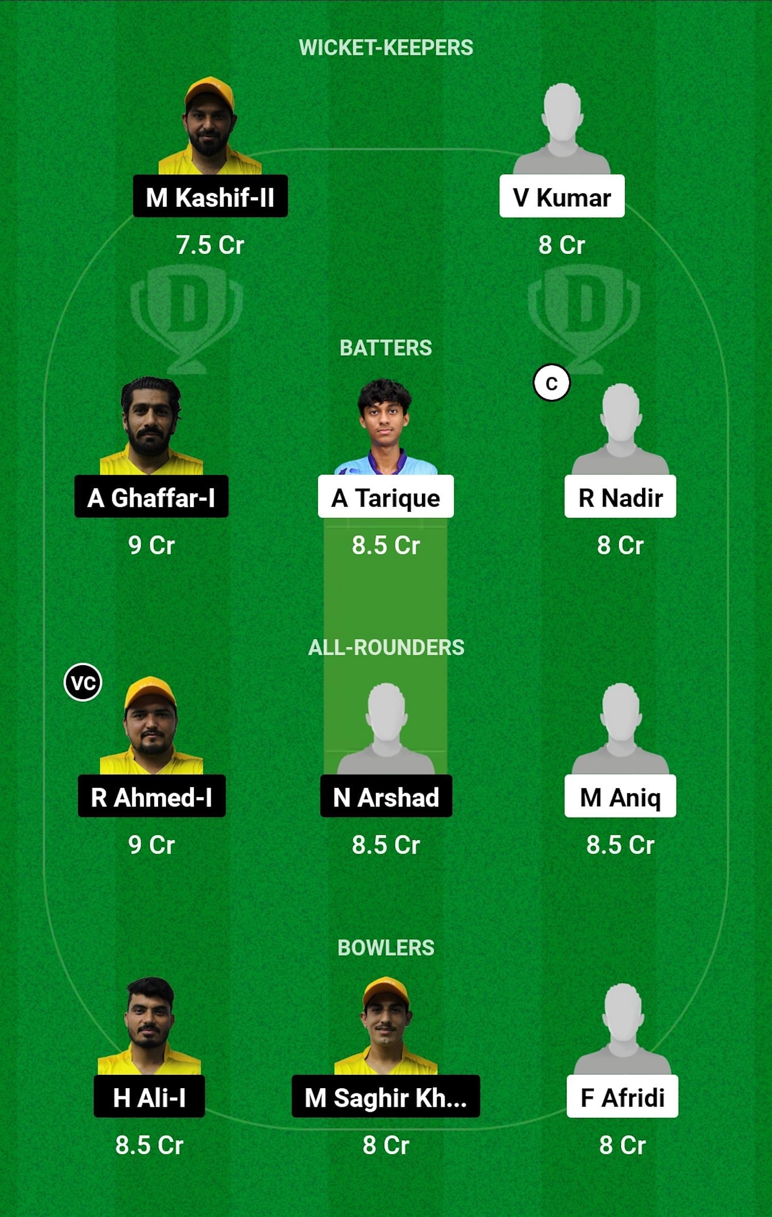 DCS vs SVD Dream11 Prediction, Match 3, Grand League Team