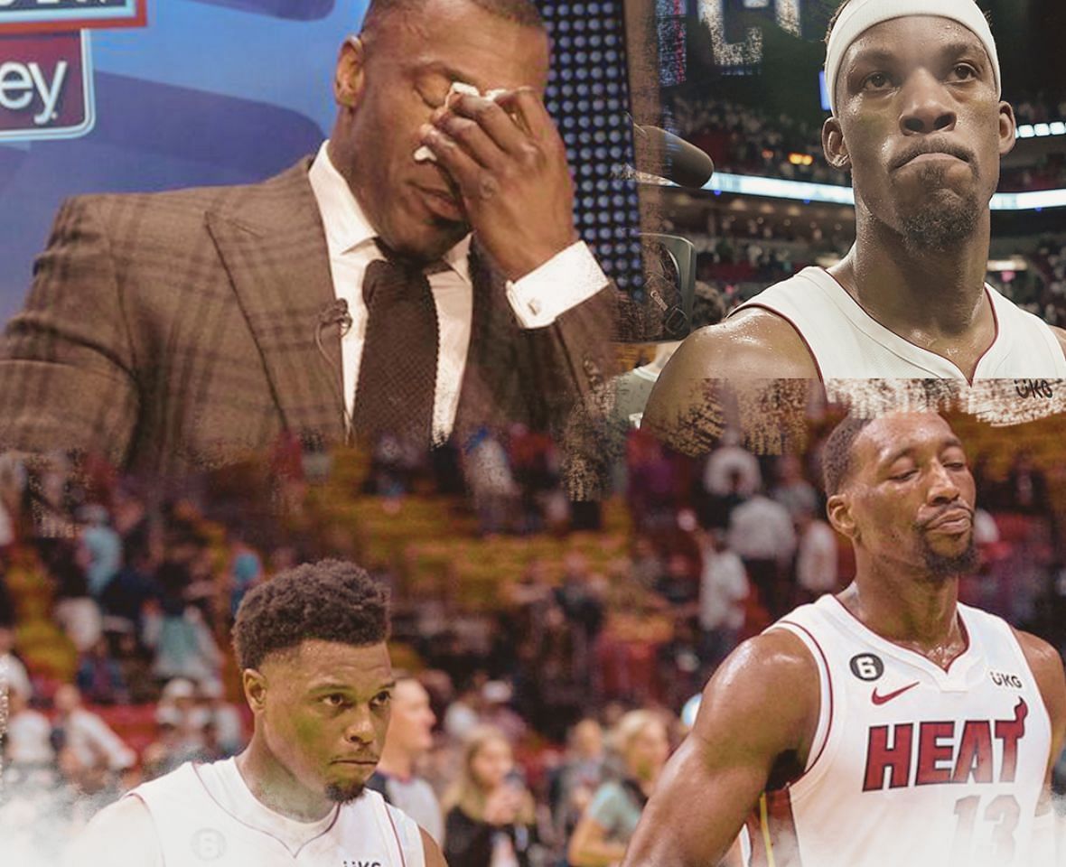 Shannon Sharpe says the Miami Heat are done and the series is over.