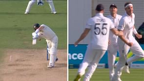 [Watch] Stuart Broad strikes gold with Steve Smith's wicket late on Day 4; puts England on top