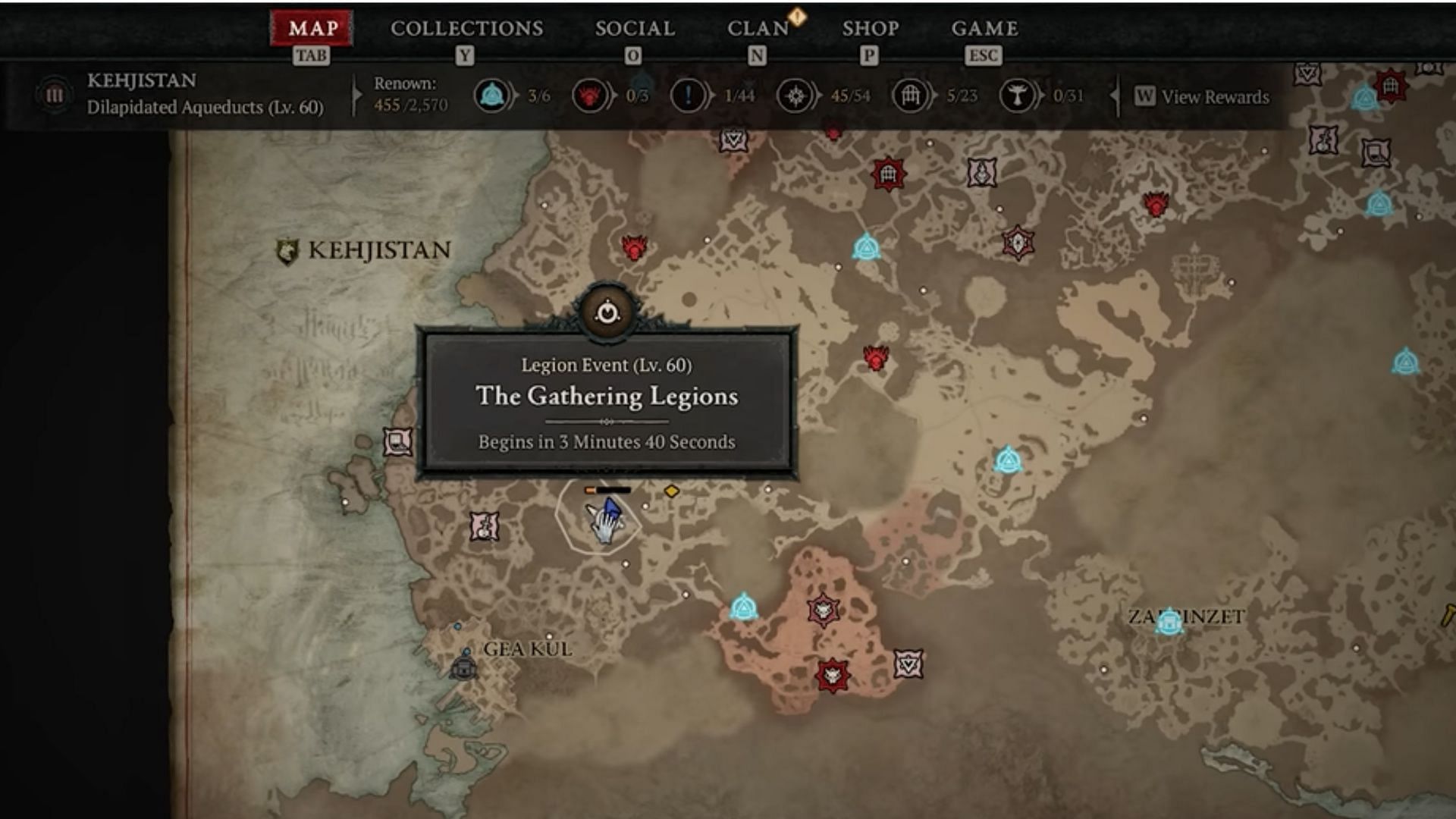 Legion Event periodically occurs across the map (Image via Blizzard Entertainment)