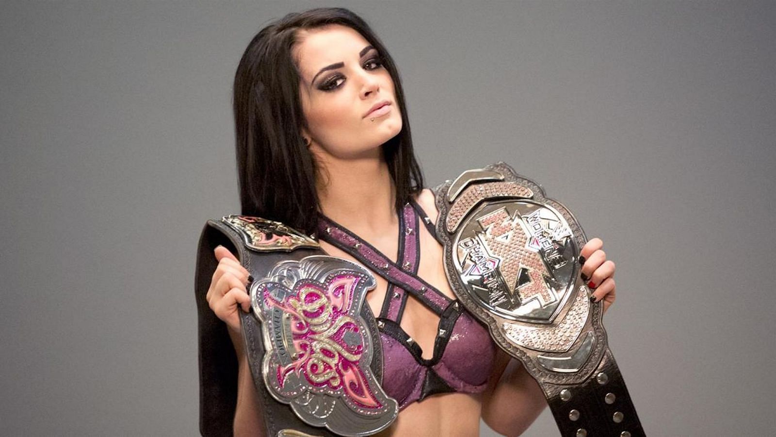 [Image Credits: Sportskeeda] Paige with both NXT Women&rsquo;s and Divas Championship
