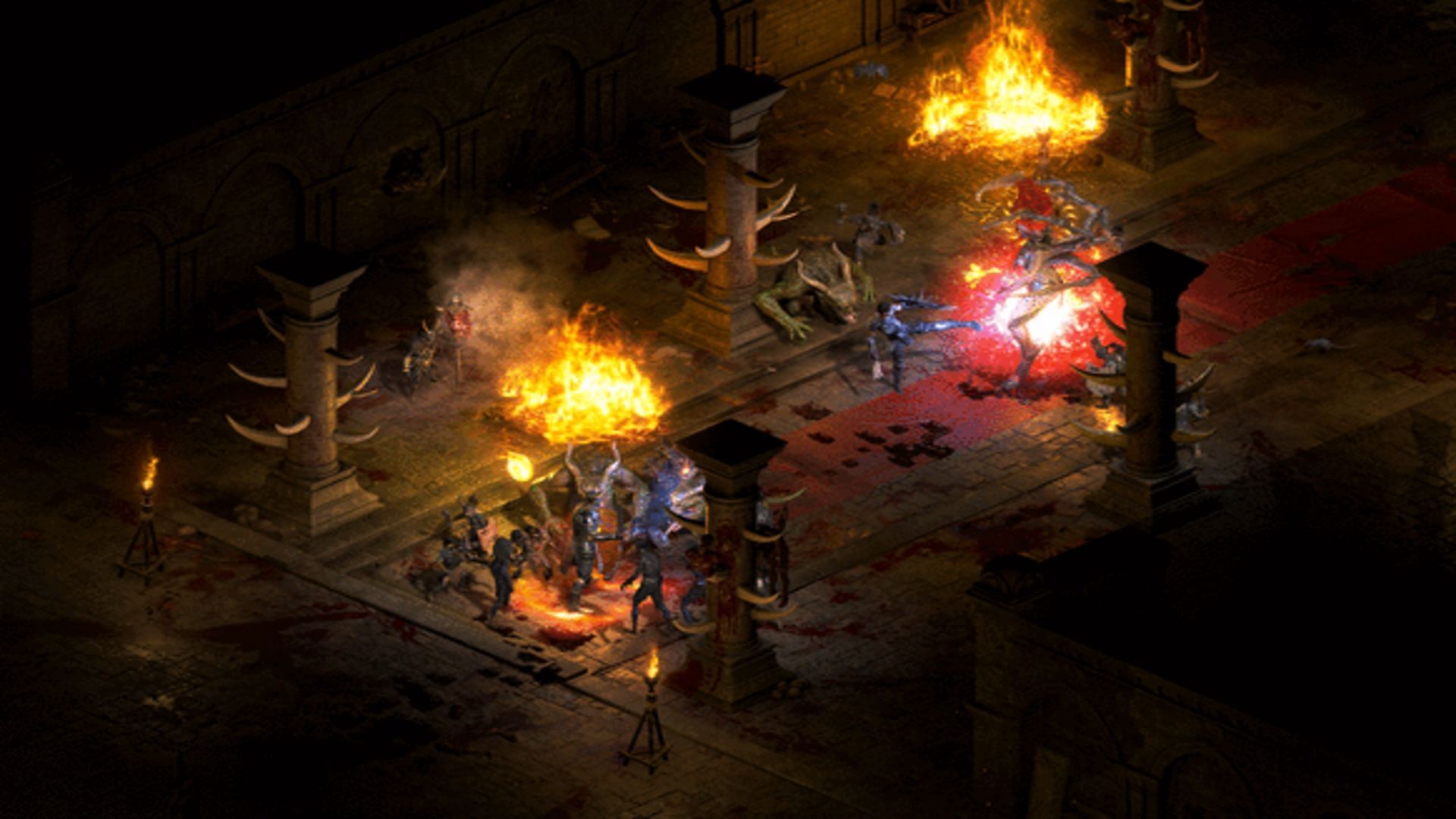 Diablo II is one of the best dungeon crawler games of all time (Image via Blizzard)