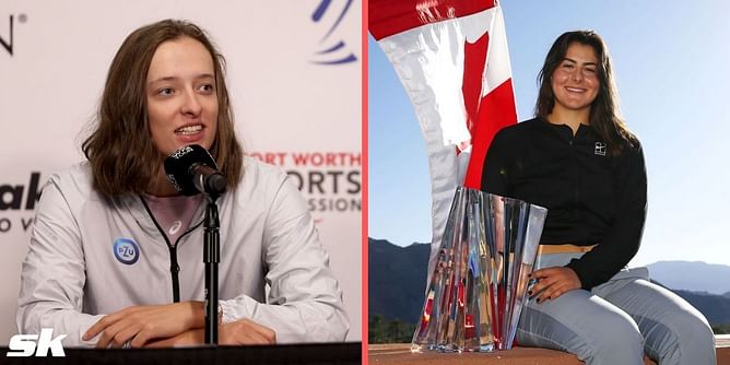 Iga Swiatek: "I have huge respect for Bianca Andreescu, she's been through a lot"