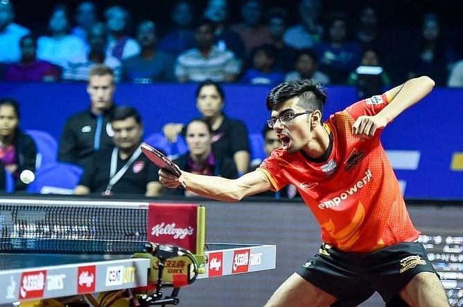 "Looking forward to playing against him" - U Mumba TT's Manav Thakkar reveals the battle he's looking forward to at Ultimate Table Tennis 2023