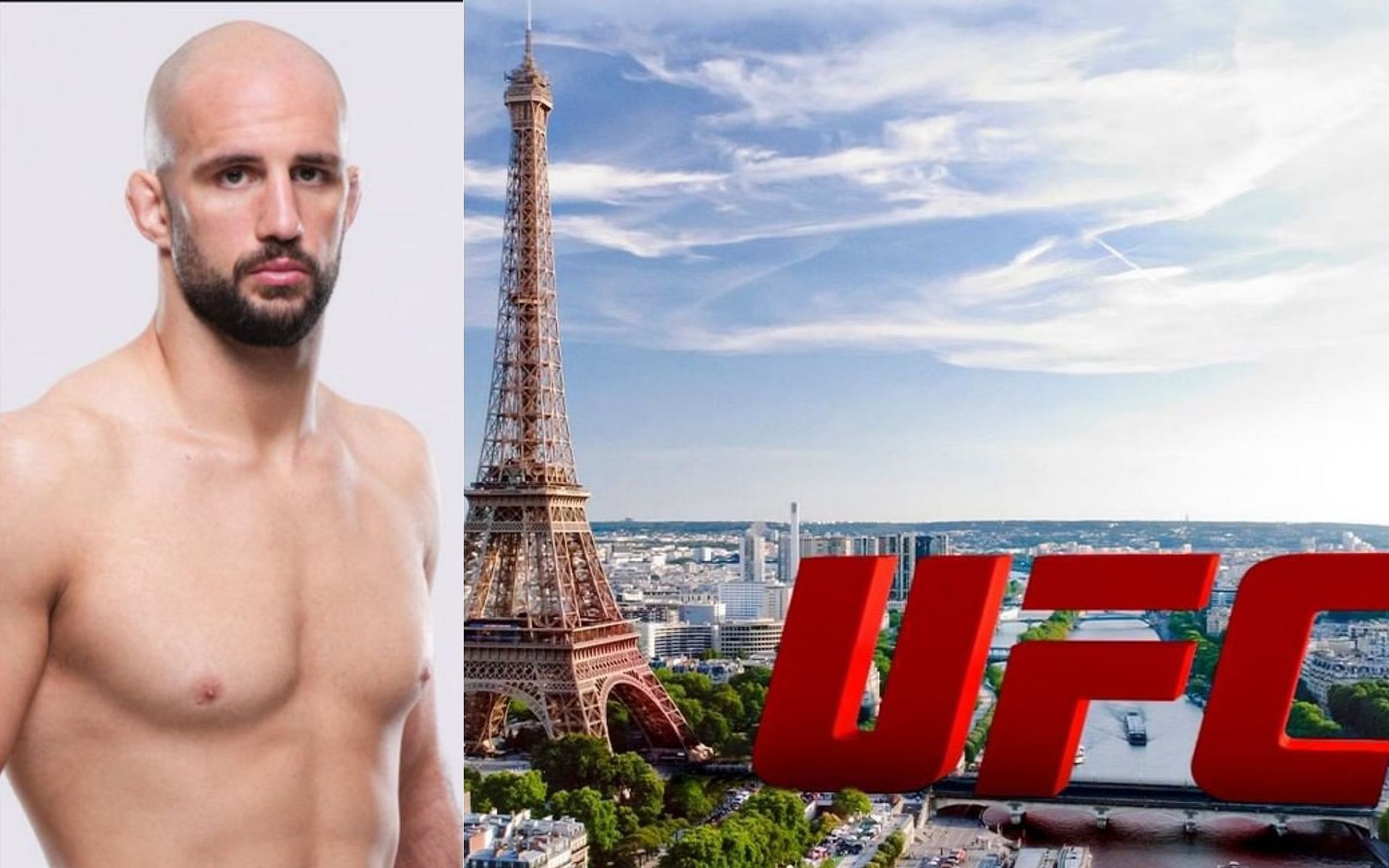 Volkan Oezdemir will compete at the UFC Paris event [Image credits: @BigMarcel24 on Twitter and @ufcfra on Instagram]