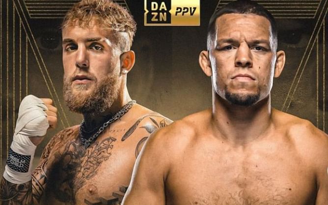 Nate Diaz training with Mike Tyson's sparring partner for Jake Paul fight