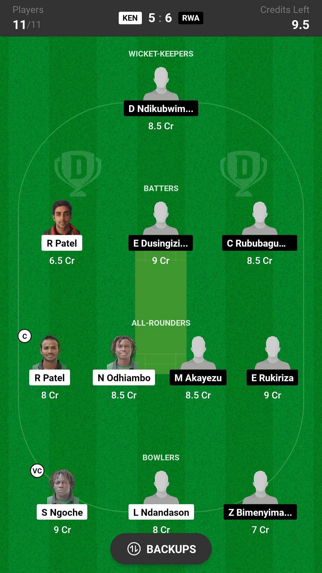 KEN vs RWA Dream11 Prediction: Fantasy Cricket Tips, Today's Playing 11 ...