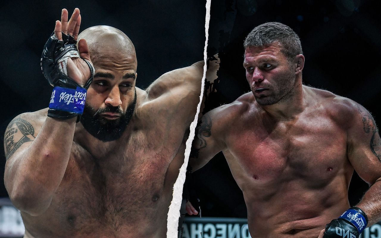 Arjan Bhullar and Anatoly Malykhin - Photo by ONE Championship