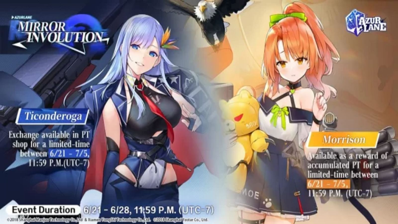 Azur Lane Mirror Involution event: Release, all involved ship girls ...