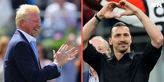 "Thanks for the memories" - Boris Becker salutes Zlatan Ibrahimovic as Swede bids farewell to football