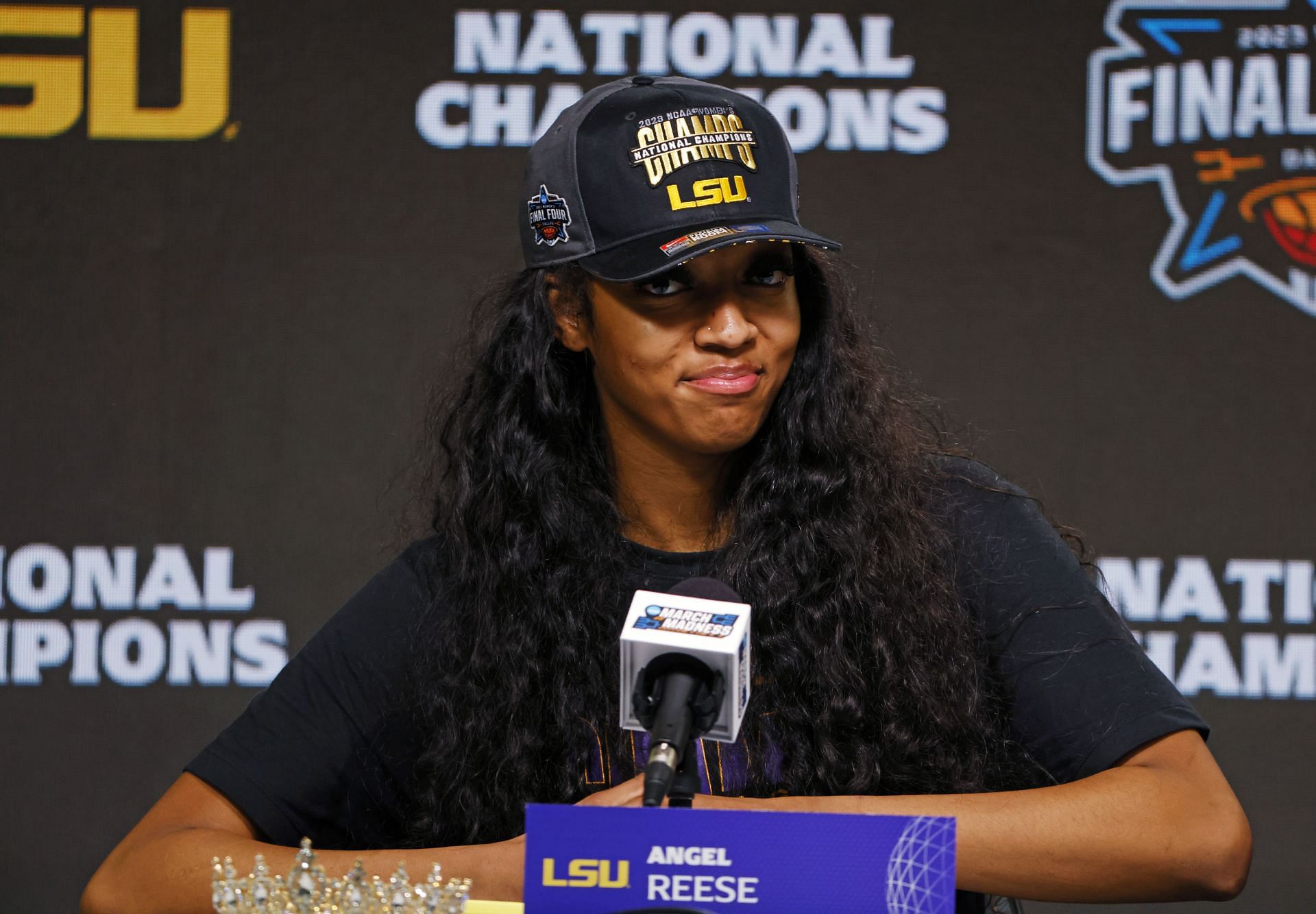 Angel Reese of the LSU Lady Tigers