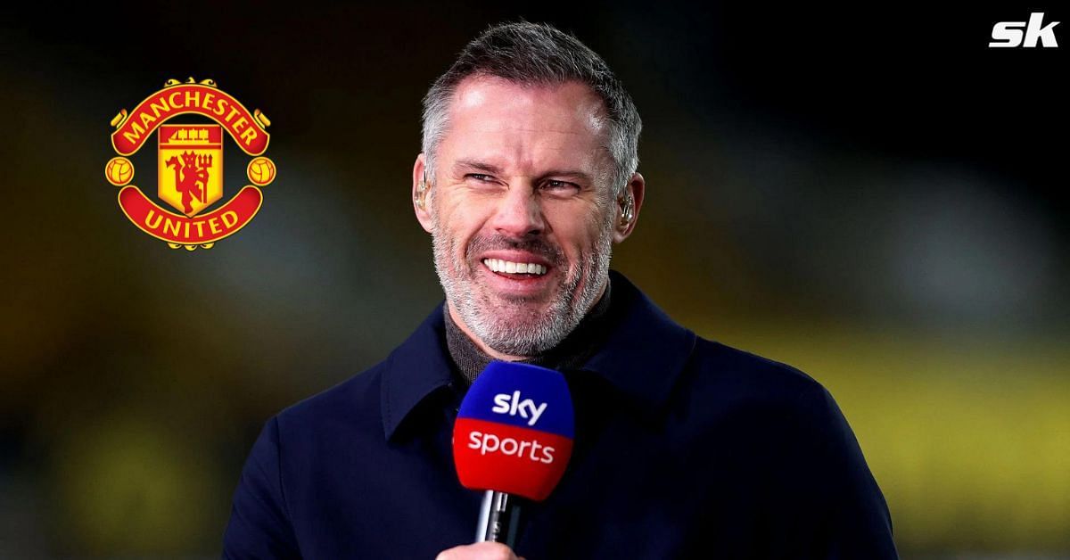 Jamie Carragher took a hilarious dig at Manchester United during the FA Cup final