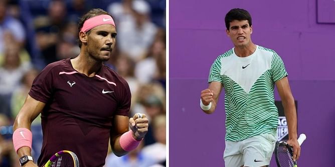 "Straight from the Rafael Nadal playbook" - Carlos Alcaraz's pre-match warmup at Queen's Club Championships catches tennis journalist's eye
