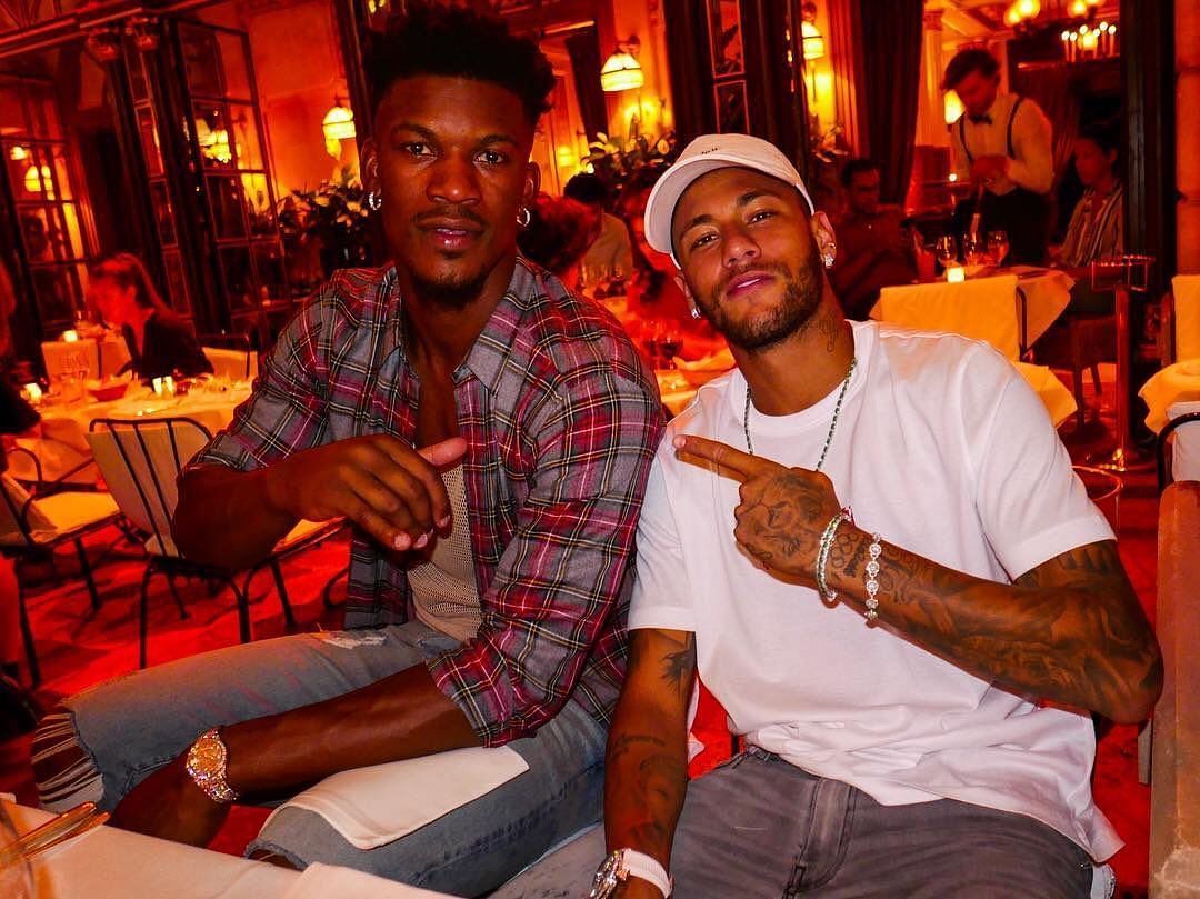 Neymar and Jimmy Butler