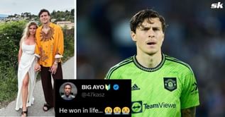 “Iceman winning on and off the pitch,” “He’s him” - Manchester United fans react as Victor Lindelof poses with his wife Maja Nilsson on Instagram
