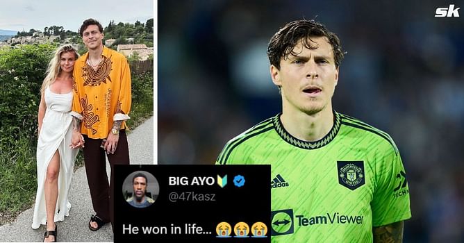 “Iceman winning on and off the pitch,” “He’s him” - Manchester United fans react as Victor Lindelof poses with his wife Maja Nilsson on Instagram