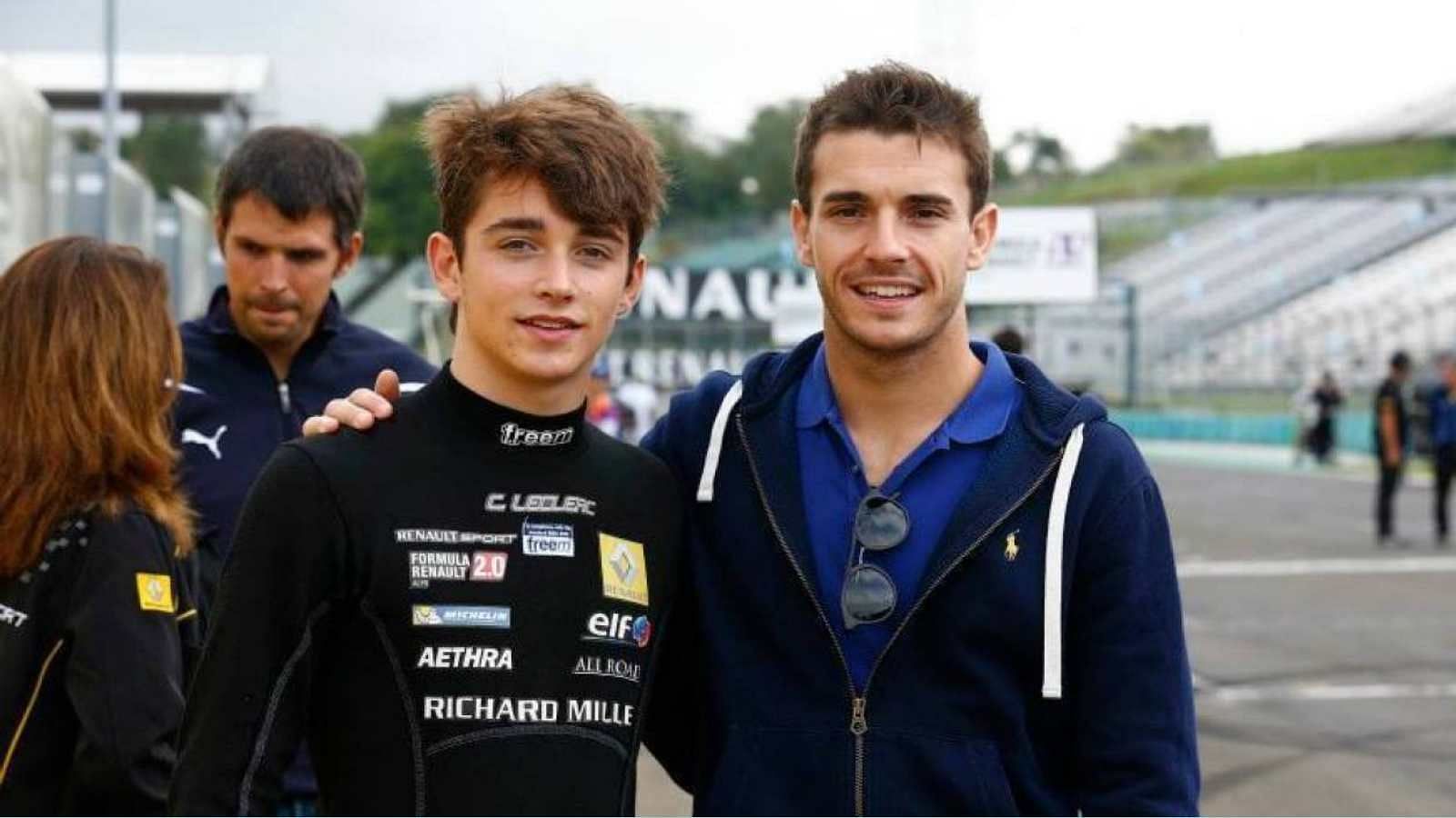 Charles Leclerc and Jules Bianchi