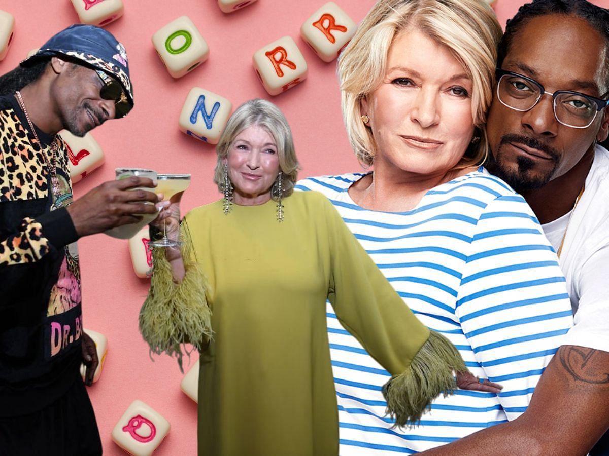 Stills of Martha Stewart with Snoop Dogg (Images Via Getty Images)