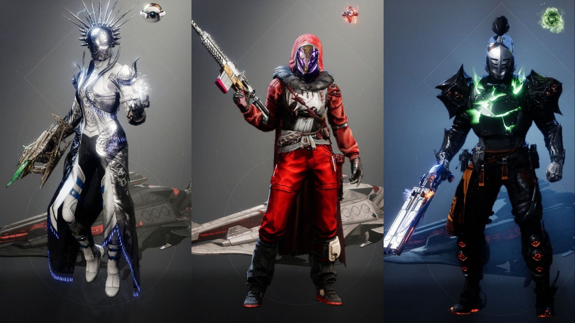 Warlock, Hunter, and Titan (Image via Destiny 2) 