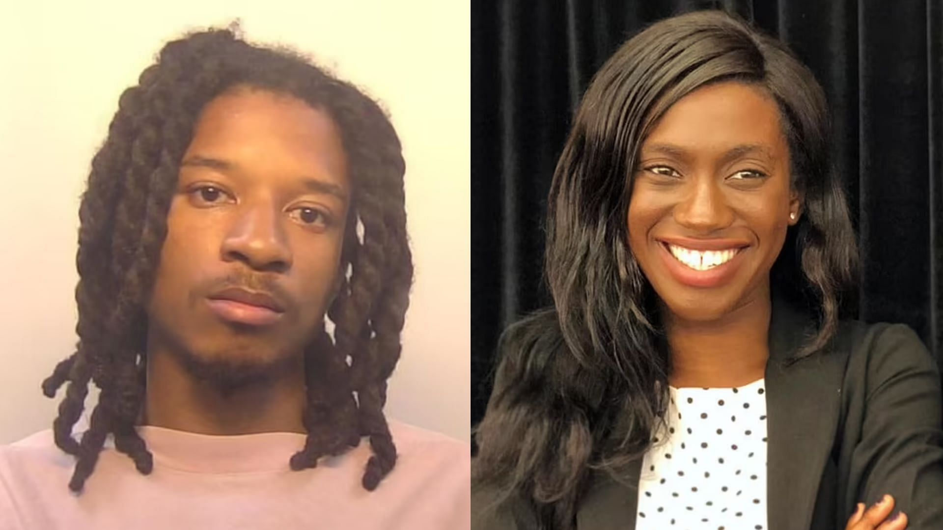 Rashid Ali Bynum (left) was arrested in connection with New Jersey Councilwoman Eunice Dwumfour