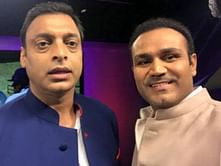 "Now my hair strands are more than your notes" - Virender Sehwag extends banter with Shoaib Akhtar