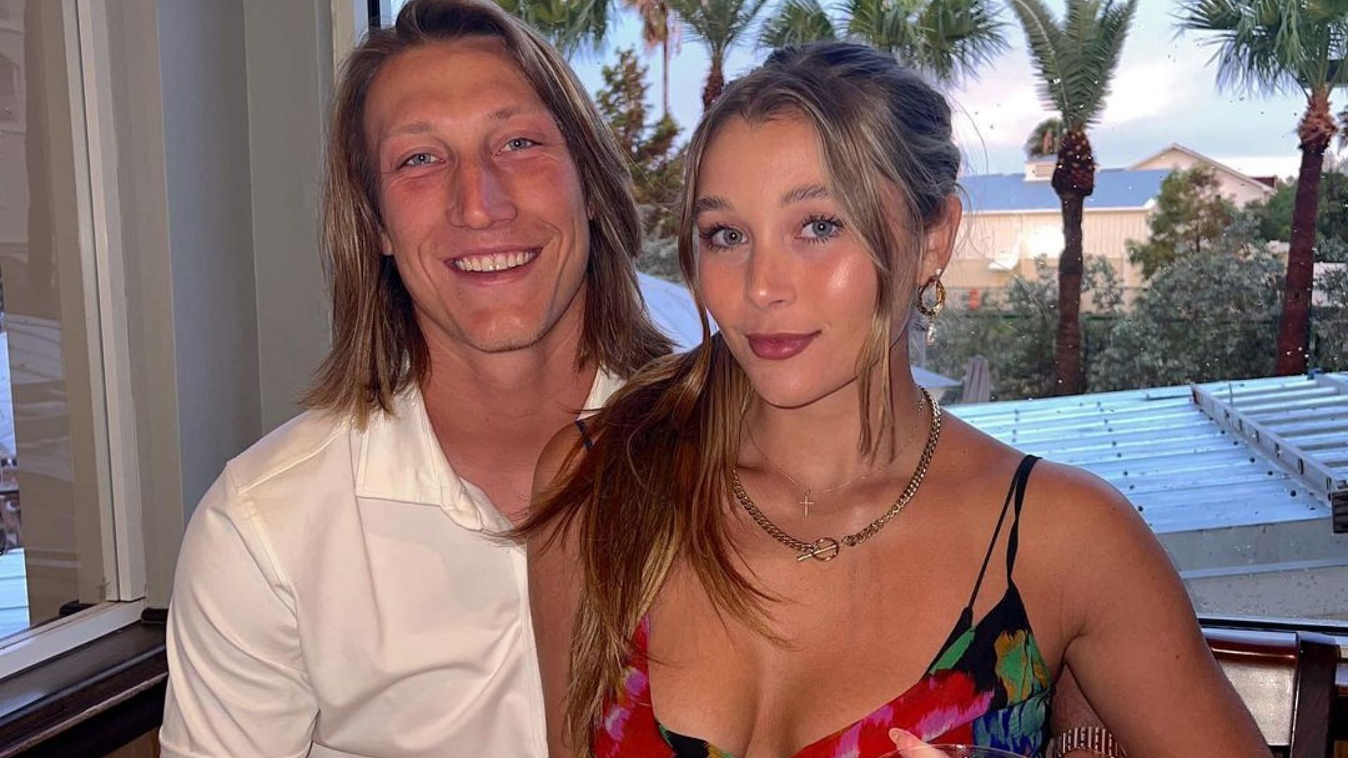 Trevor Lawrence and wife enjoy a fun vacation. 
