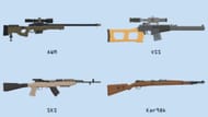 BGMI offers plenty of options in snipers and attachments (Image via Beebom)