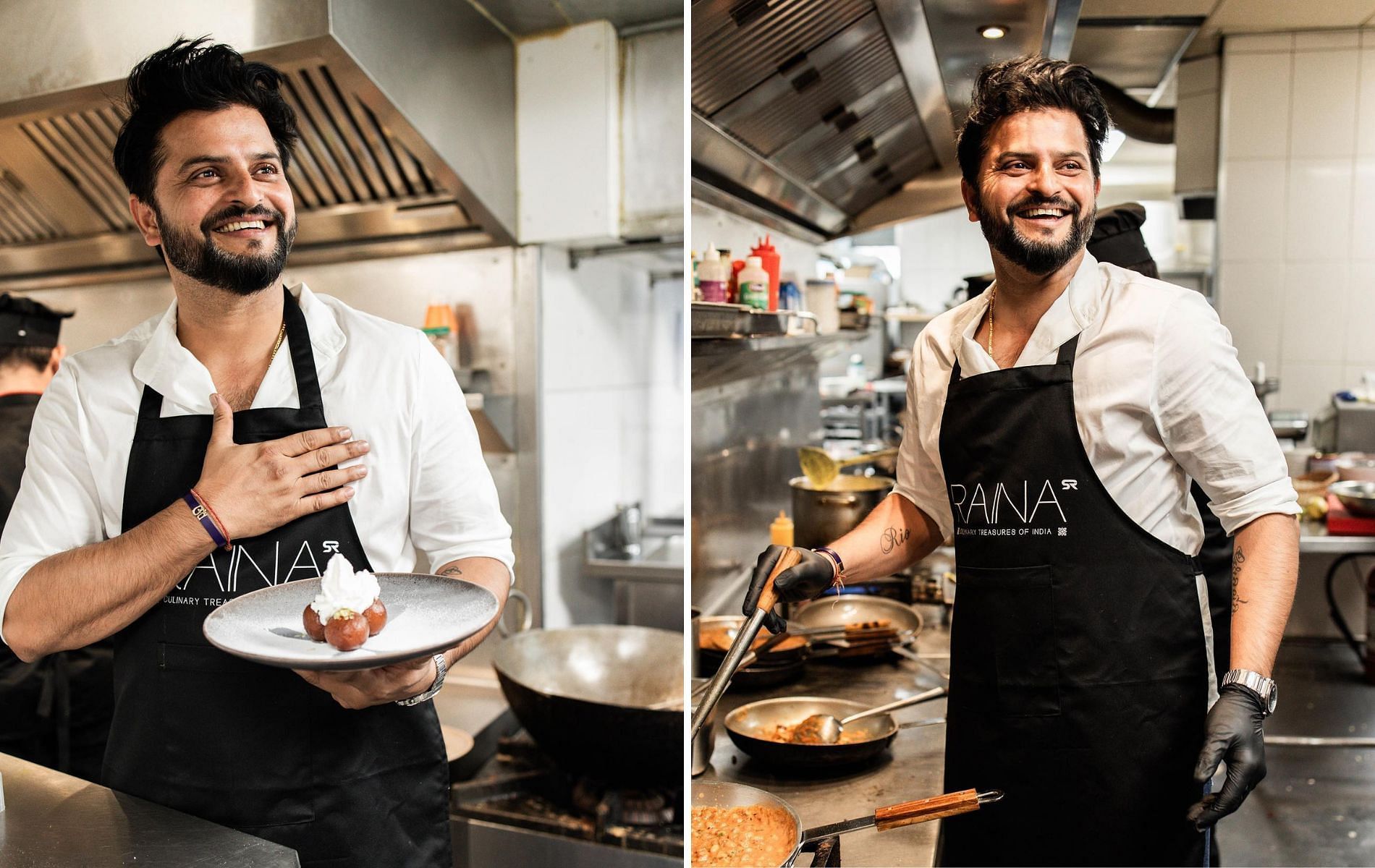Suresh Raina in his new restaurant. (Pics: Instagram) 