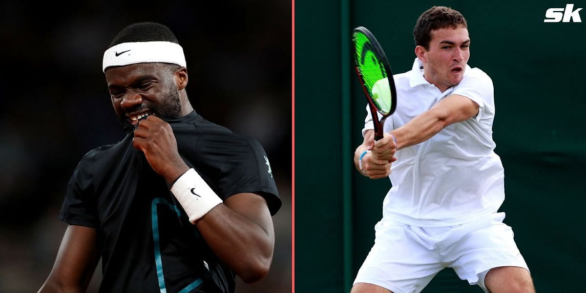 Frances Tiafoe (L) and William Blumberg (R)