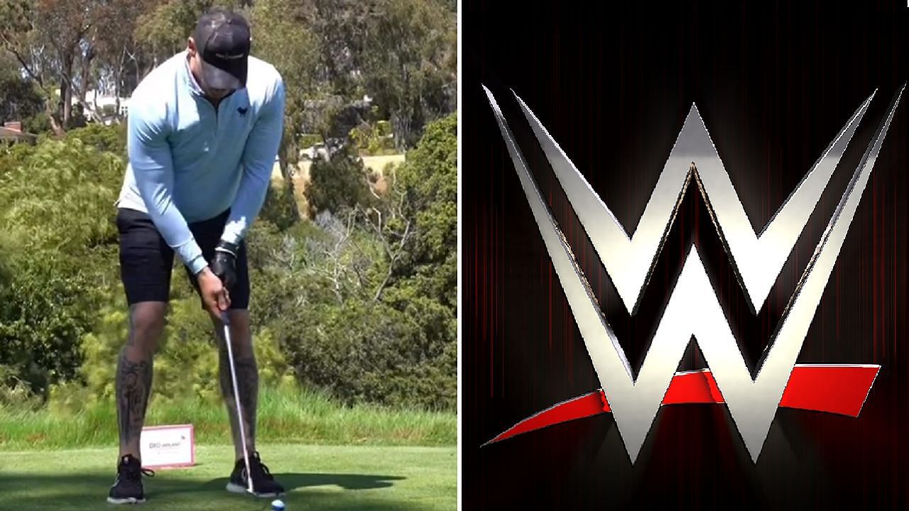 The WWE veteran enjoying golf in his leisure time