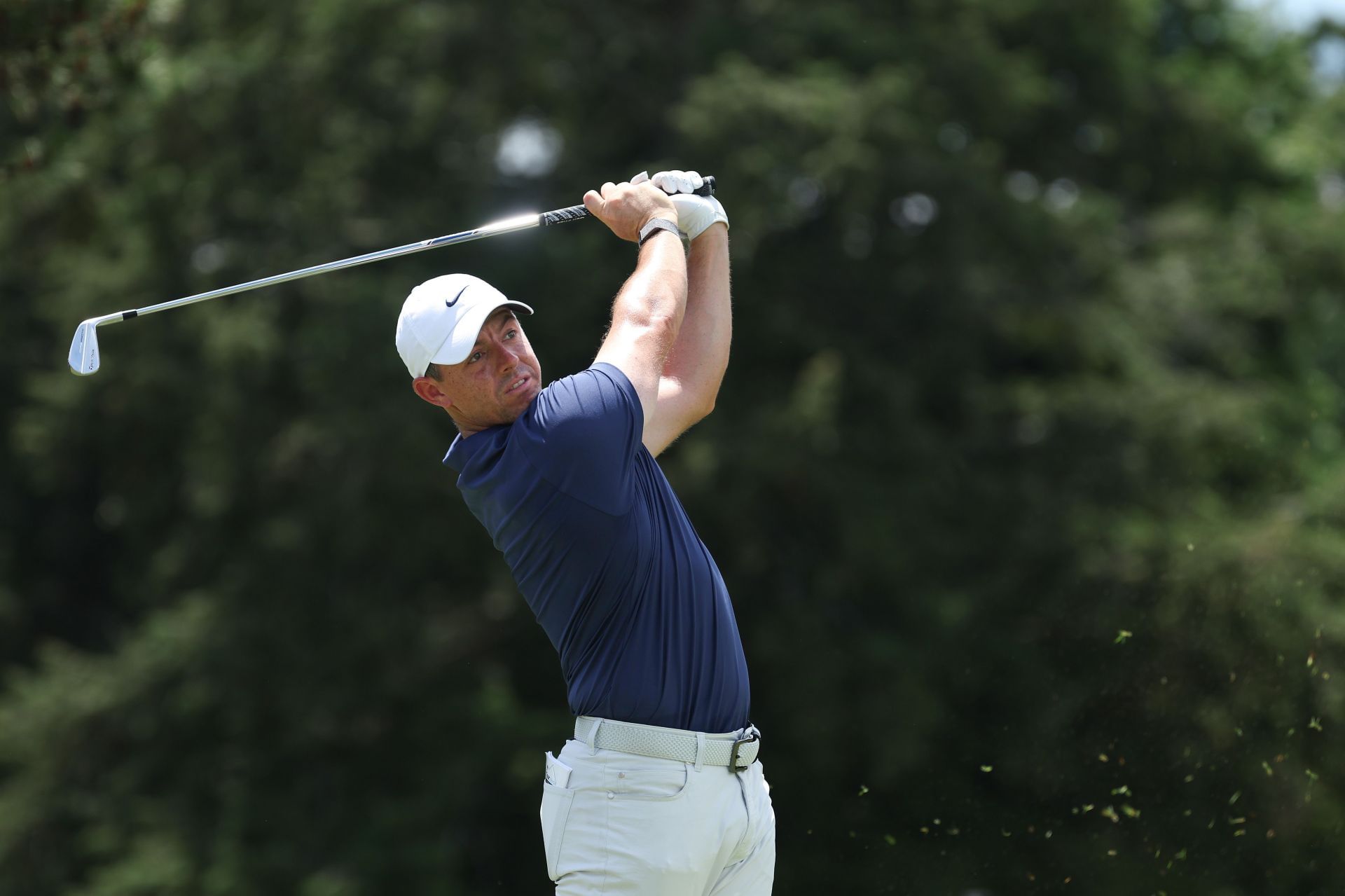 Rory McIlroy at the 2023 Travelers Championship (via Getty Images)