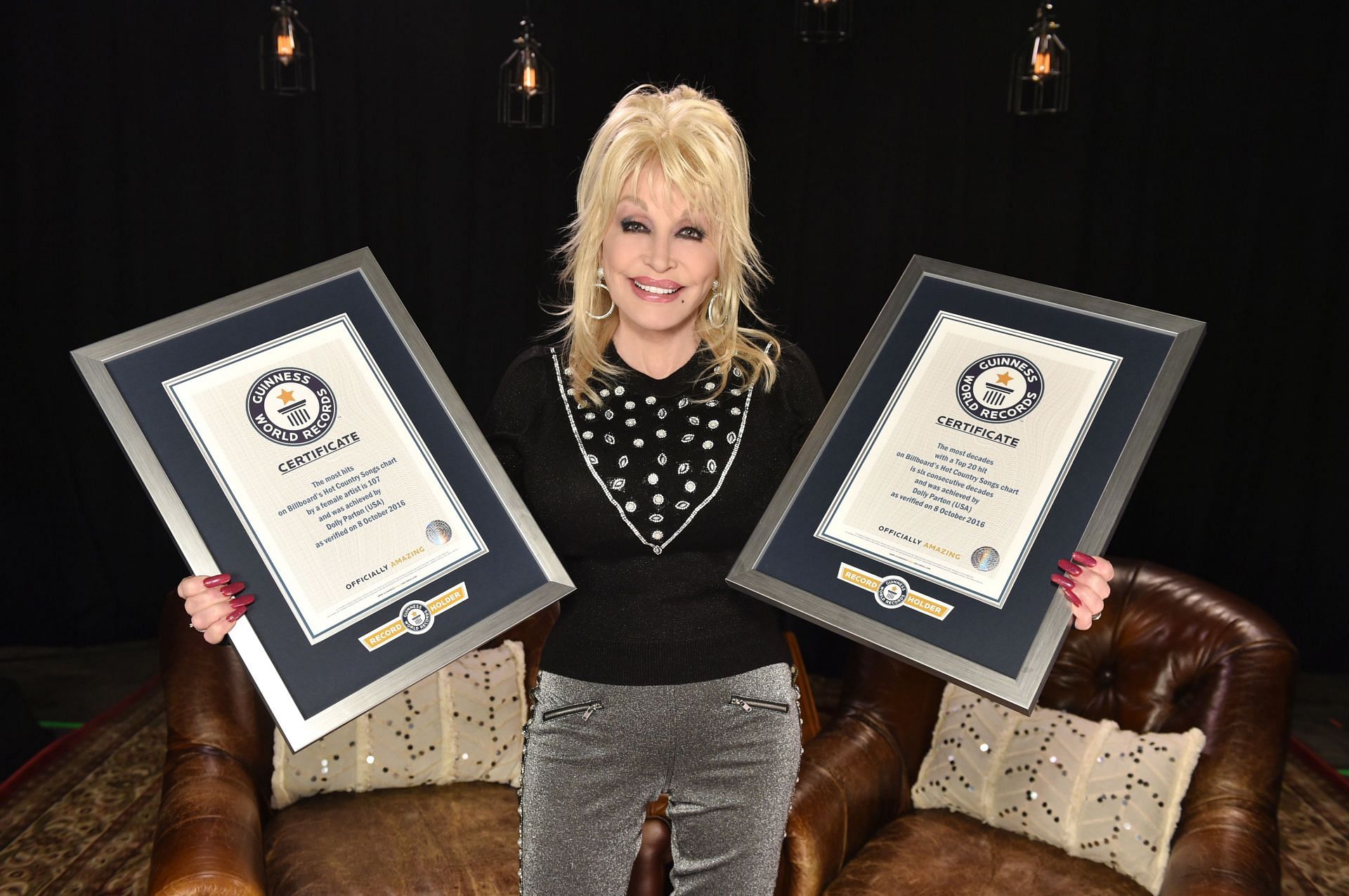 Top 5 Dolly Parton songs (Image via Guinness World Records)