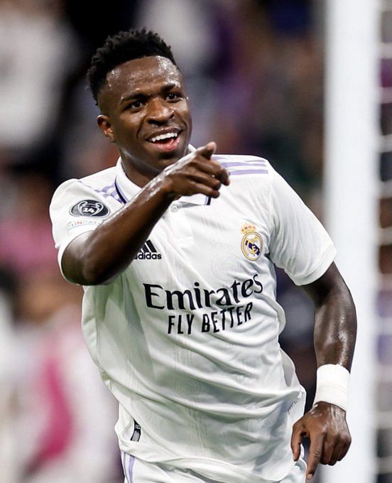 Vinicius Jnr is handed Real Madrid's legendary No 7 shirt