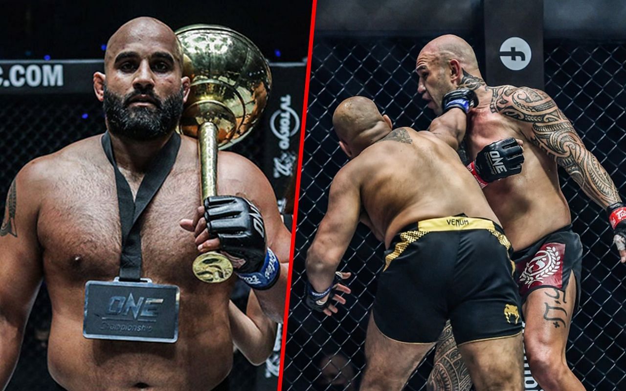 Arjan Bhullar (L) and Anatoly Malykhin (R) | Photo credit: ONE Championship