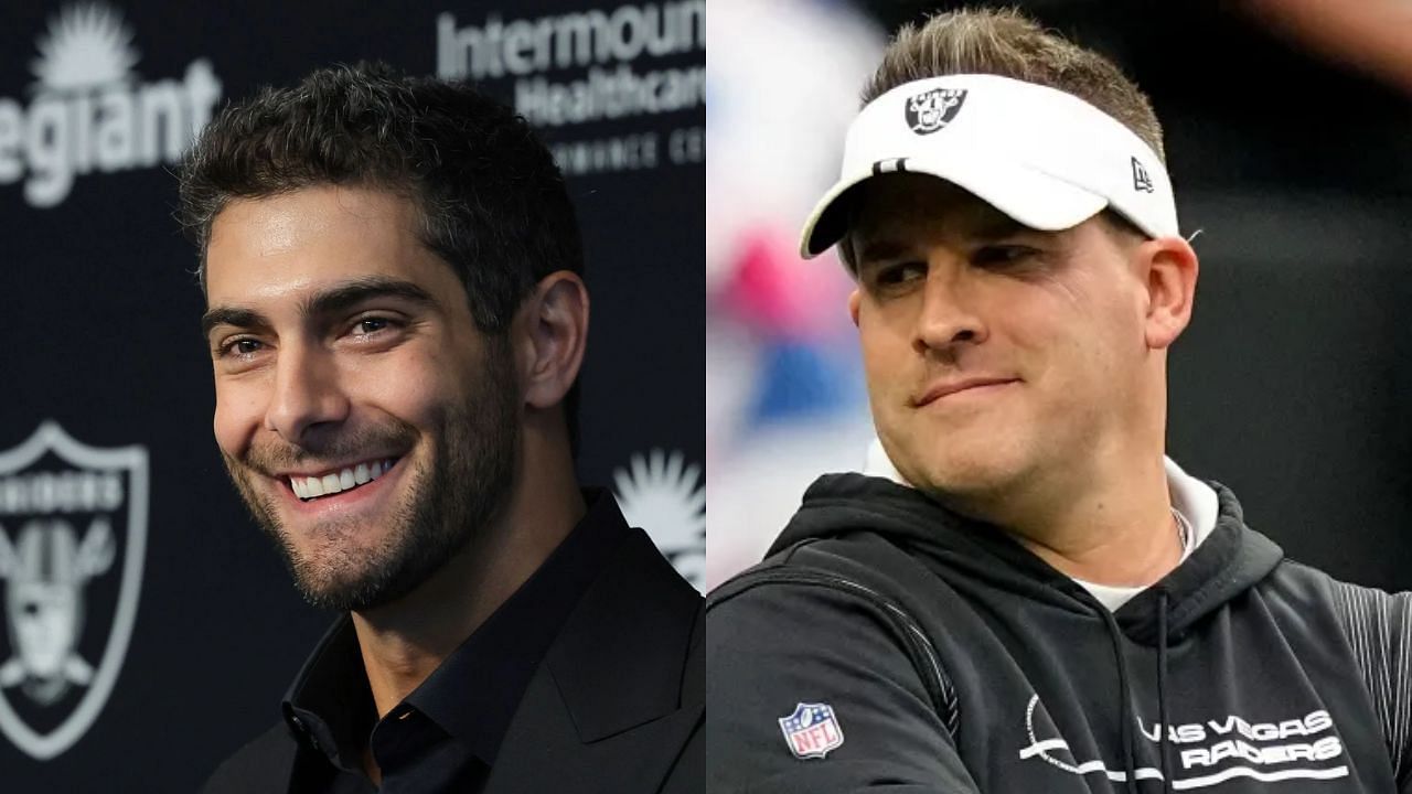 Raiders coach Josh McDaniels embracing Jimmy Garoppolo despite injury risk