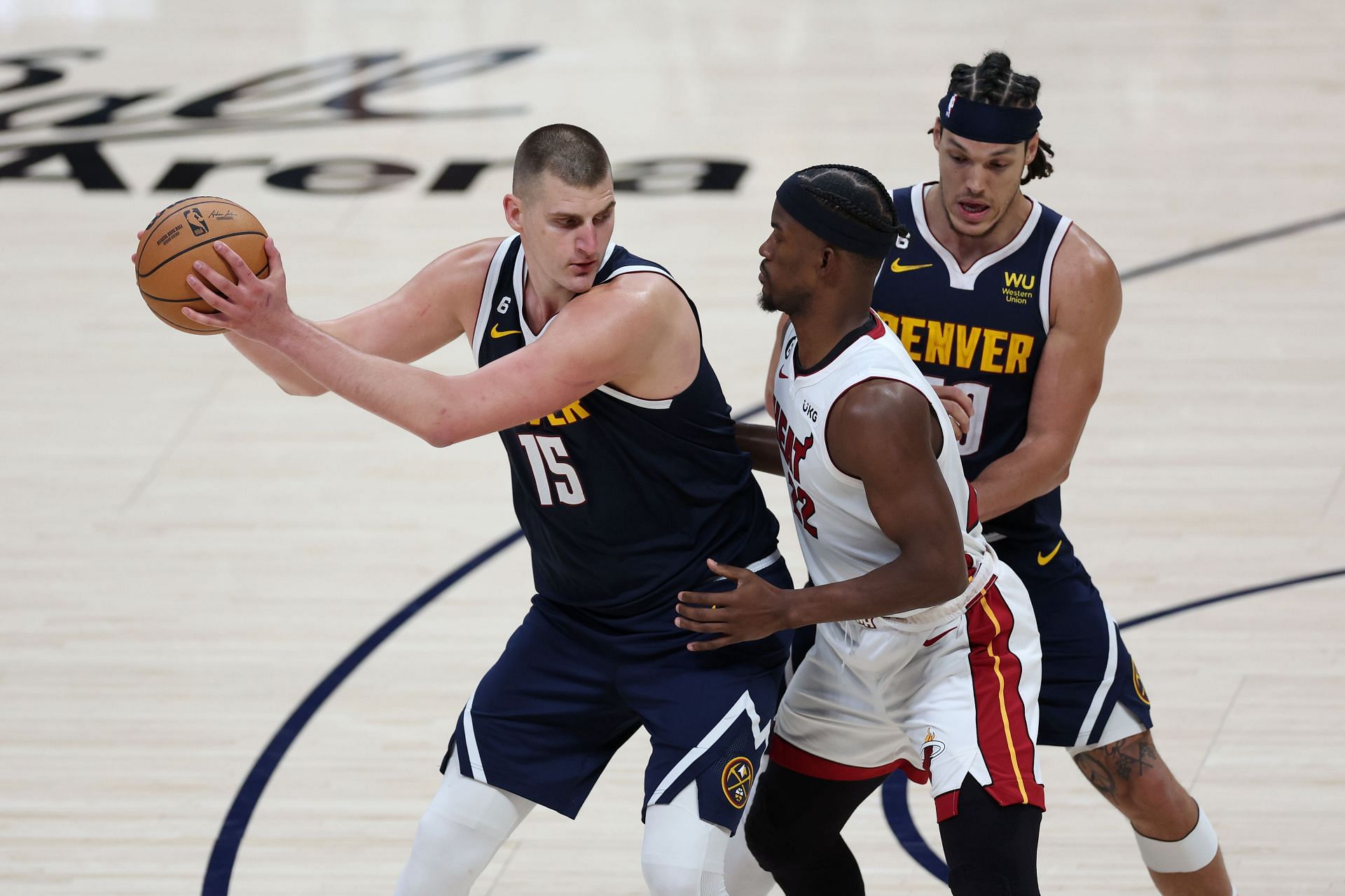 Jokic nearly averaged a triple-double in the season. (Image via Getty Images)