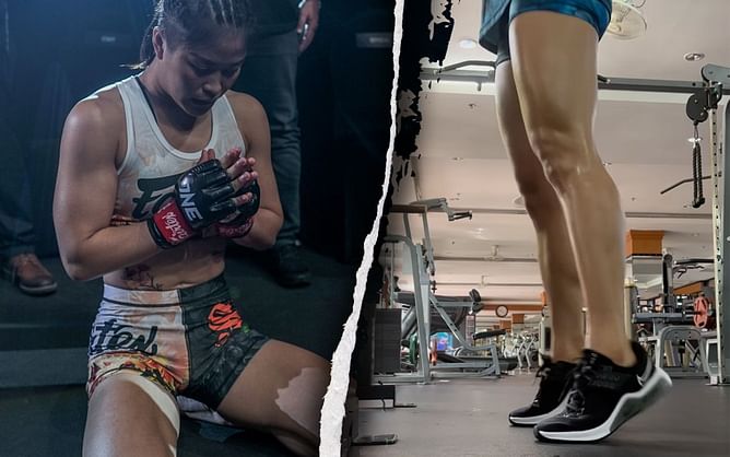 Stamp Fairtex won’t skip leg day, works on strength and explosiveness