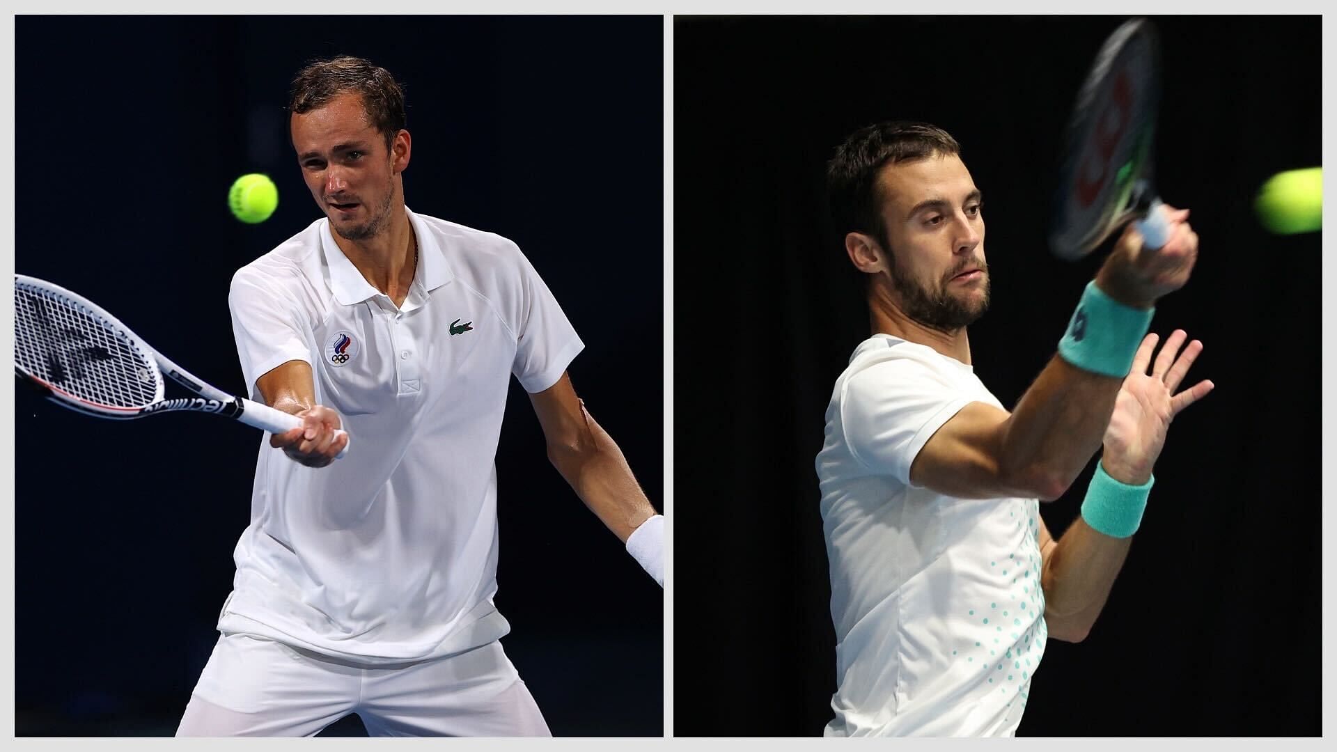 Daniil Medvedev vs Laslo Djere will be one of the second-round matches at Halle.