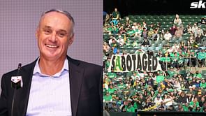 Rob Manfred downplays Oakland Athletics fans reverse boycott: "It is great to see what is this year almost an average Major League Baseball crowd"