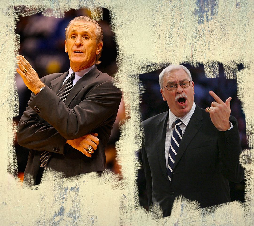 Pat Riley and Phil Jackson are two of the most iconic coaches in NBA history.